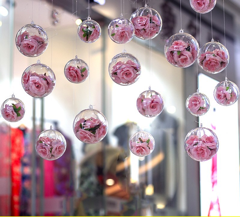 Decoration Hanging Ball Plastic PS Creative Wedding Candies Box Ball Christmas Ball Preserved Fresh Flower Hemisphere Decoration Hanging Ball Plastic PS Creative Wedding Candies Box Ball Christmas Ball Preserved Fresh Flower Hemisphere