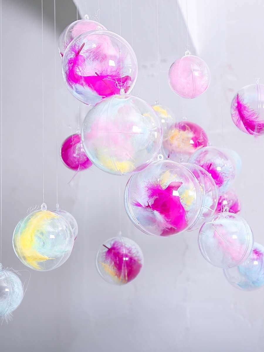 Decoration Hanging Ball Plastic PS Creative Wedding Candies Box Ball Christmas Ball Preserved Fresh Flower Hemisphere Decoration Hanging Ball Plastic PS Creative Wedding Candies Box Ball Christmas Ball Preserved Fresh Flower Hemisphere