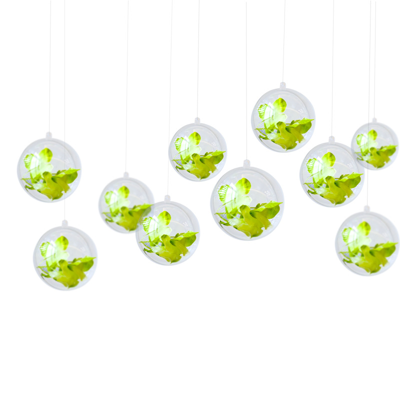 Decoration Hanging Ball Plastic PS Creative Wedding Candies Box Ball Christmas Ball Preserved Fresh Flower Hemisphere