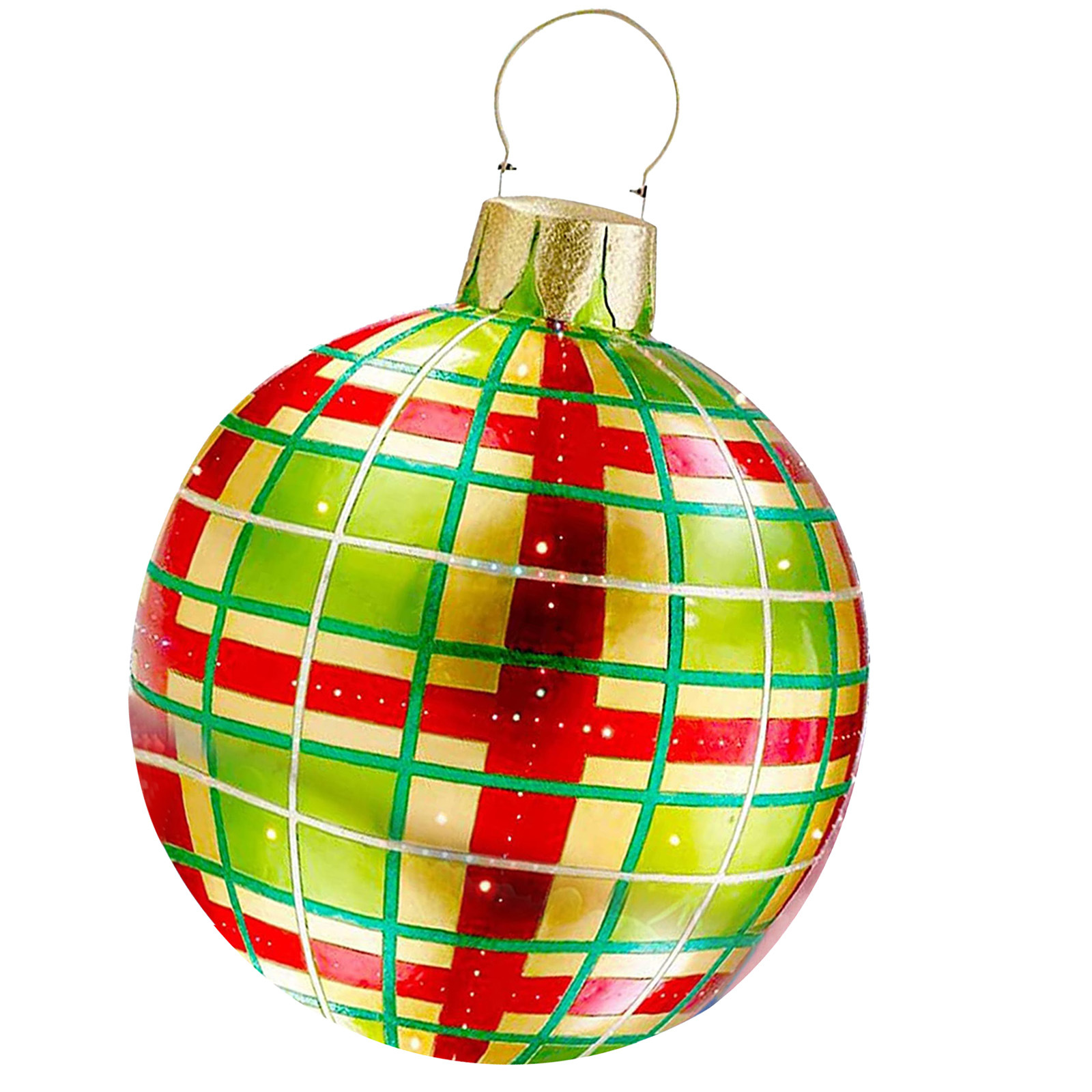 Christmas ball  Decorative Balloon 60cm Outdoor Fun Printing PVC Inflatable Toy Ball Crafts Cross-Border Factory