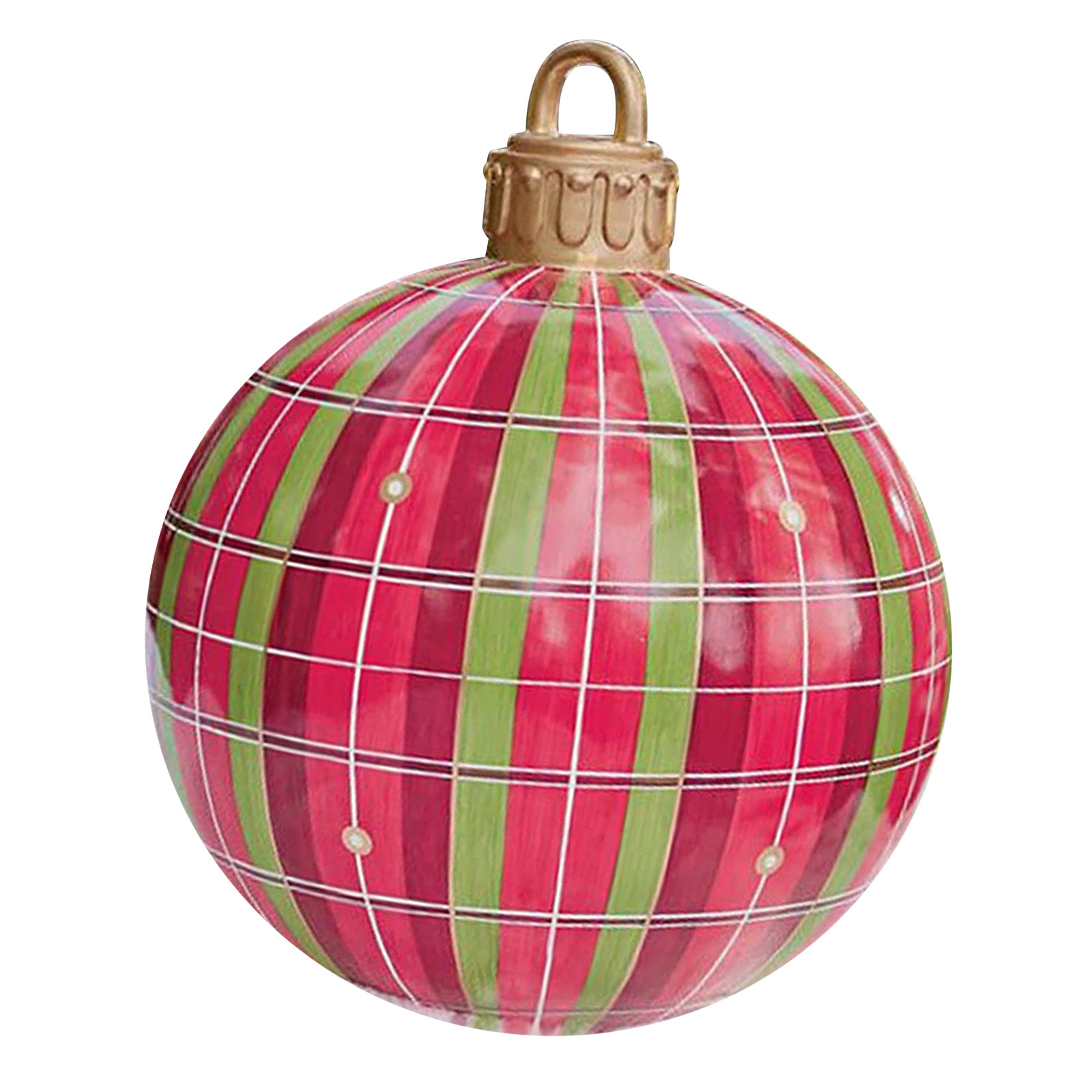 Christmas ball  Decorative Balloon 60cm Outdoor Fun Printing PVC Inflatable Toy Ball Crafts Cross-Border Factory