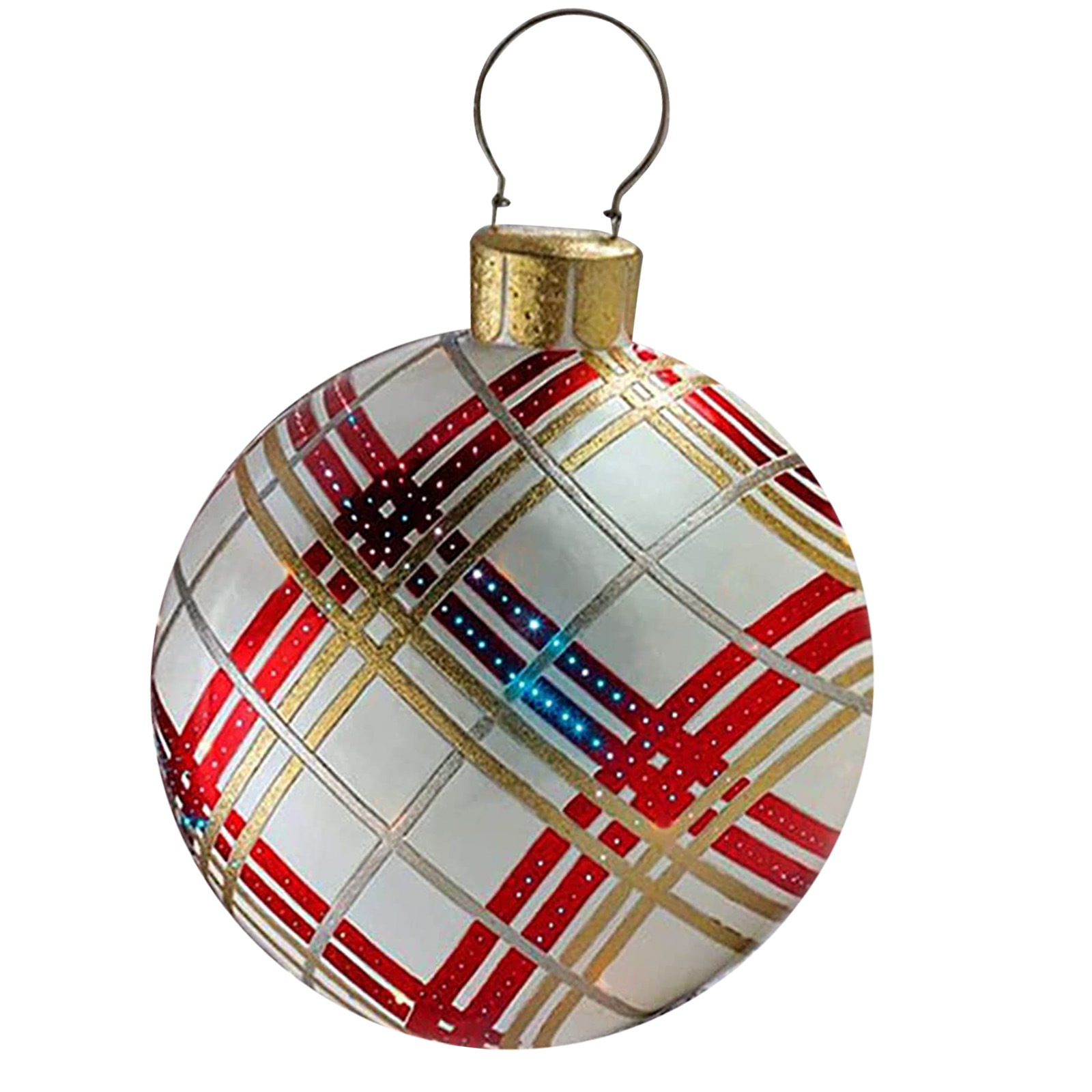 Christmas ball  Decorative Balloon 60cm Outdoor Fun Printing PVC Inflatable Toy Ball Crafts Cross-Border Factory