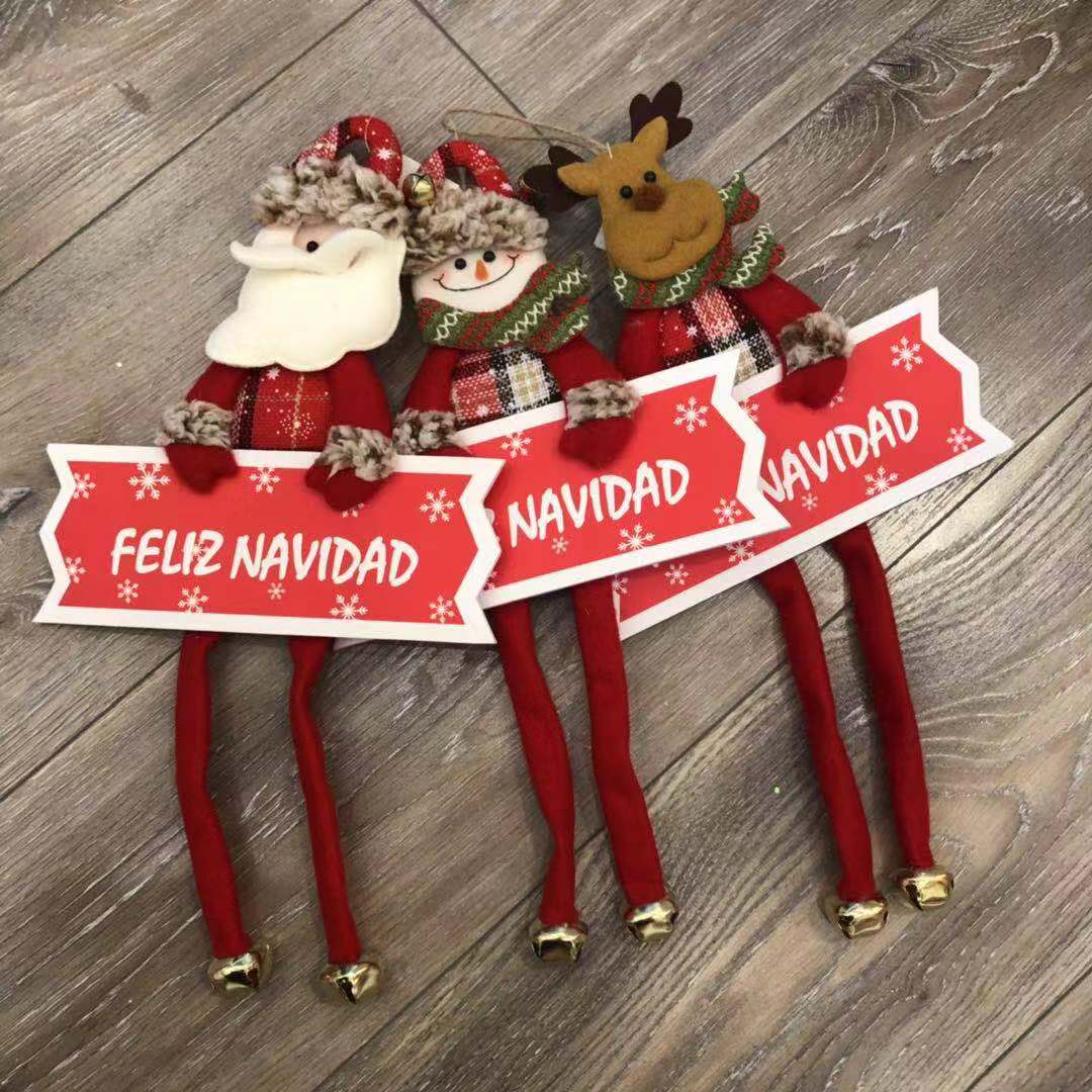 Christmas tree at the Christmas door will ring Christmas cloth products Christmas tree at the Christmas door will ring Christmas cloth products
