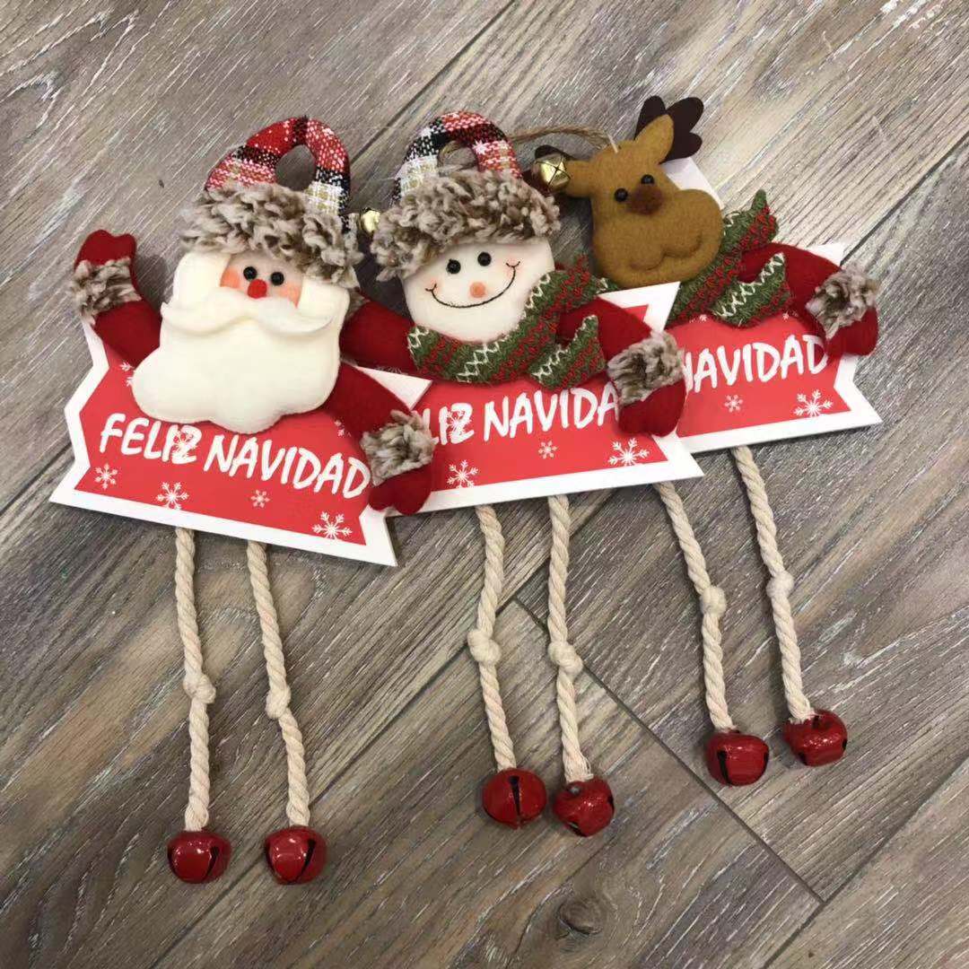 Christmas tree at the Christmas door will ring Christmas cloth products