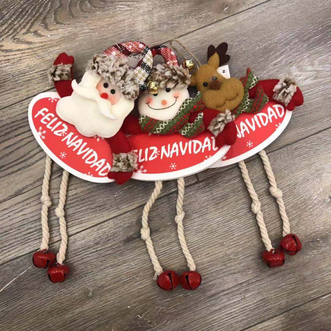 Christmas tree at the Christmas door will ring Christmas cloth products Christmas tree at the Christmas door will ring Christmas cloth products