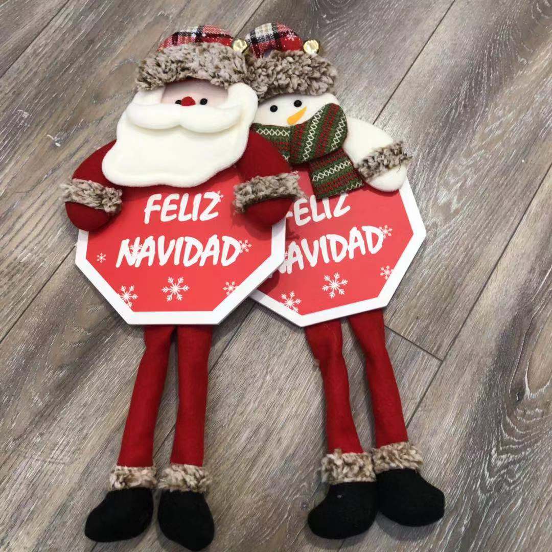 Christmas tree at the Christmas door will ring Christmas cloth products Christmas tree at the Christmas door will ring Christmas cloth products