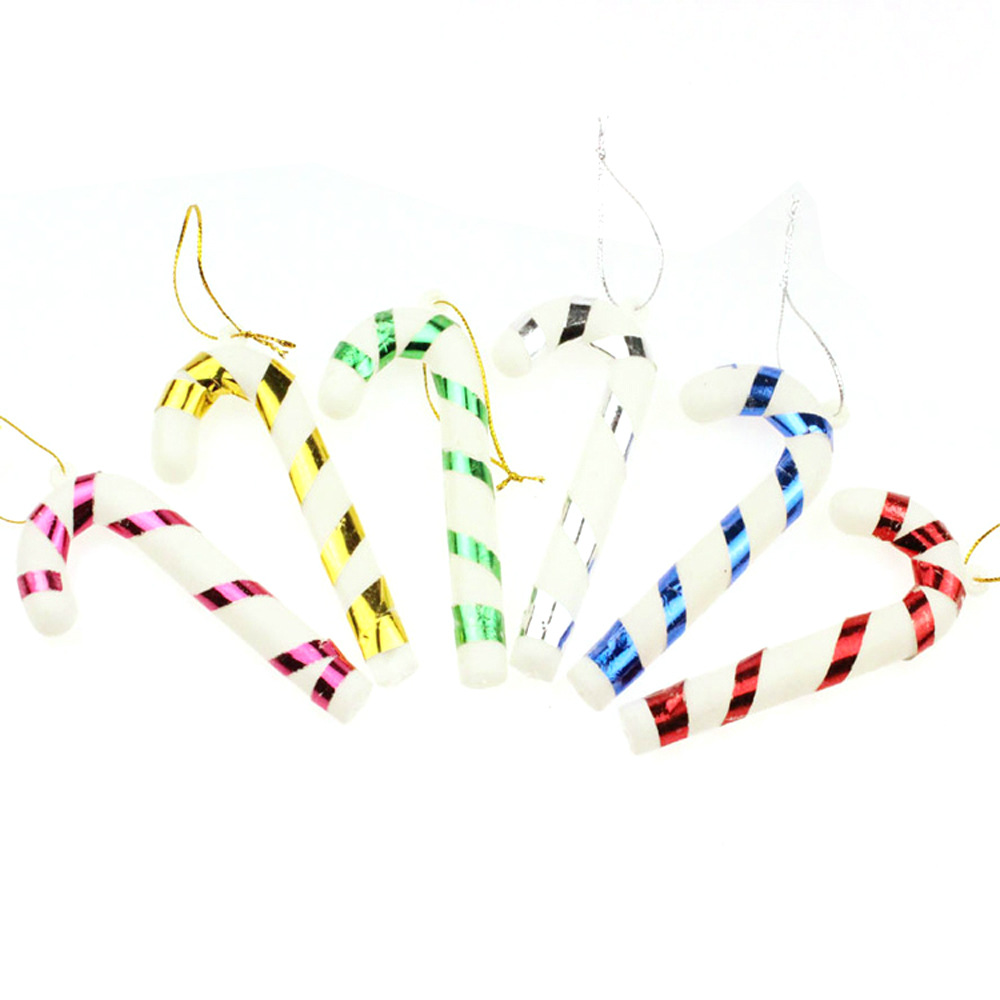 Christmas Decoration Gift Christmas Candy Crutch Small Crutch Christmas Tree Decoration Pendant DIY Ornament