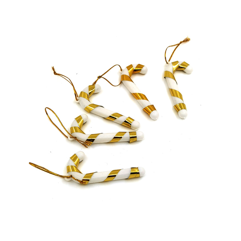 Christmas Decoration Gift Christmas Candy Crutch Small Crutch Christmas Tree Decoration Pendant DIY Ornament Christmas Decoration Gift Christmas Candy Crutch Small Crutch Christmas Tree Decoration Pendant DIY Ornament
