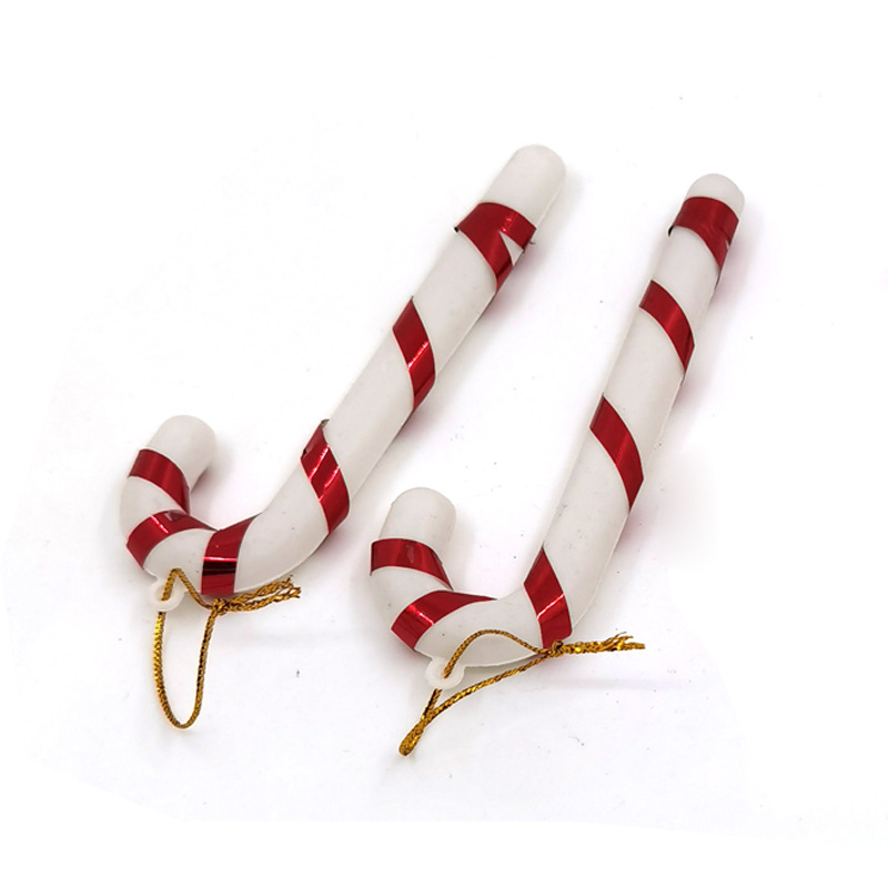 Christmas Decoration Gift Christmas Candy Crutch Small Crutch Christmas Tree Decoration Pendant DIY Ornament Christmas Decoration Gift Christmas Candy Crutch Small Crutch Christmas Tree Decoration Pendant DIY Ornament