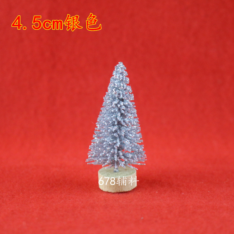 Bagged Mini Christmas Tree Sisal Silk Snow Tasong Decoration Small Christmas Tree Gold Silver Blue, Green and Bagged Mini Christmas Tree Sisal Silk Snow Tasong Decoration Small Christmas Tree Gold Silver Blue, Green and