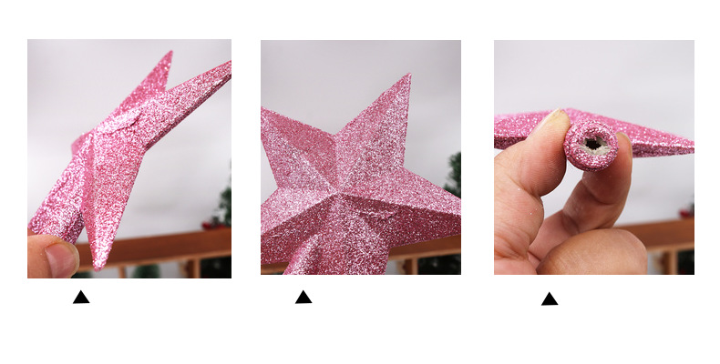 Celt Christmas Decorative Christmas Tree Top Star 101520cm Pink Christmas Tree Top FivePointed Star Celt Christmas Decorative Christmas Tree Top Star 101520cm Pink Christmas Tree Top FivePointed Star