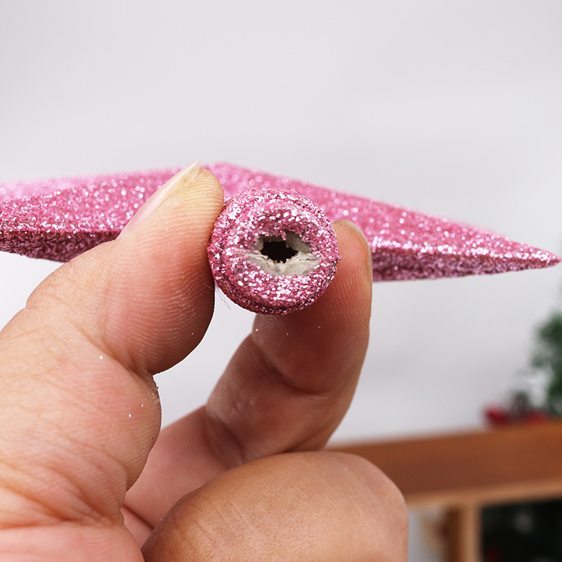 Celt Christmas Decorative Christmas Tree Top Star 101520cm Pink Christmas Tree Top FivePointed Star