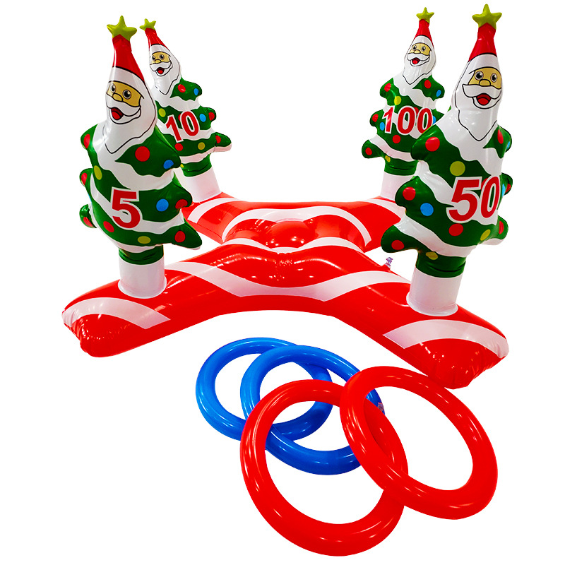 Factory Supply Christmas Tree Ferrule Christmas Inflatable Gift Inflatable Sleeve Rings Ferrule Halloween Gift Christmas Tree Ferrule