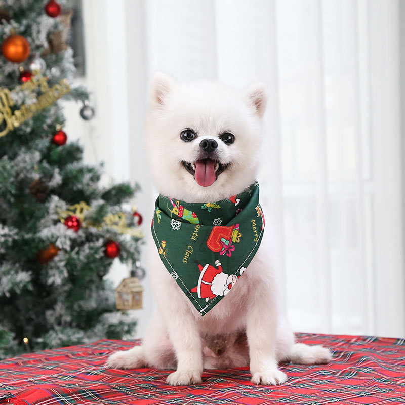 Pet Supplies Dog Cat Christmas Cotton Printed Pet Dress up Triangular Binder Saliva Towel Decoration Bib Big Dog Pet Supplies Dog Cat Christmas Cotton Printed Pet Dress up Triangular Binder Saliva Towel Decoration Bib Big Dog
