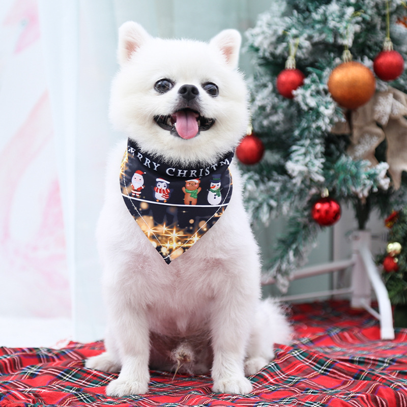 Pet Supplies Dog Cat Christmas Cotton Printed Pet Dress up Triangular Binder Saliva Towel Decoration Bib Big Dog Pet Supplies Dog Cat Christmas Cotton Printed Pet Dress up Triangular Binder Saliva Towel Decoration Bib Big Dog