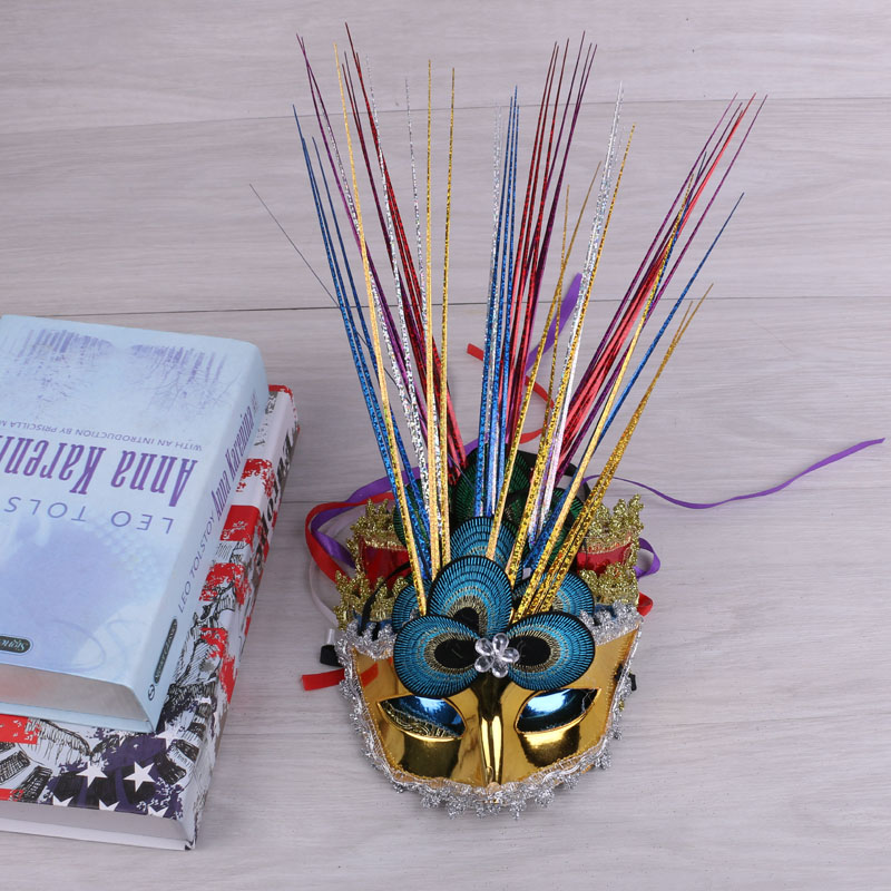 Halloween masquerade dance girl mask ghost festival children&#039;s day mask supplies crown mask
