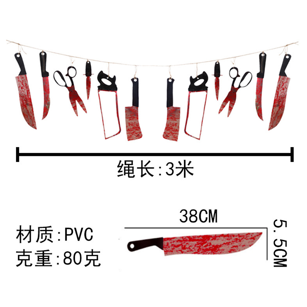Halloween Ghost Festival Horror Decoration Blood Letter Hanging Flag Banner Set Halloween Latte Art Party Supplies Wholesale Halloween Ghost Festival Horror Decoration Blood Letter Hanging Flag Banner Set Halloween Latte Art Party Supplies Wholesale