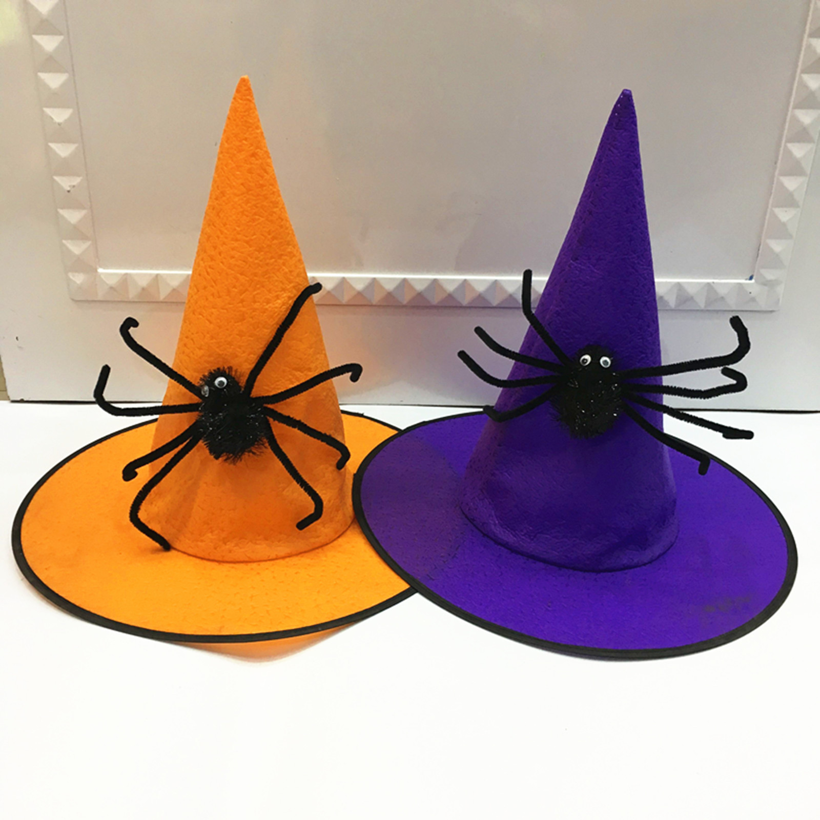 Halloween Witch Hat Gold Velvet Ribbon Witch Hat Adult Dance Dress up Wizard's Hat Ghost Festival Party Supplies Halloween Witch Hat Gold Velvet Ribbon Witch Hat Adult Dance Dress up Wizard's Hat Ghost Festival Party Supplies