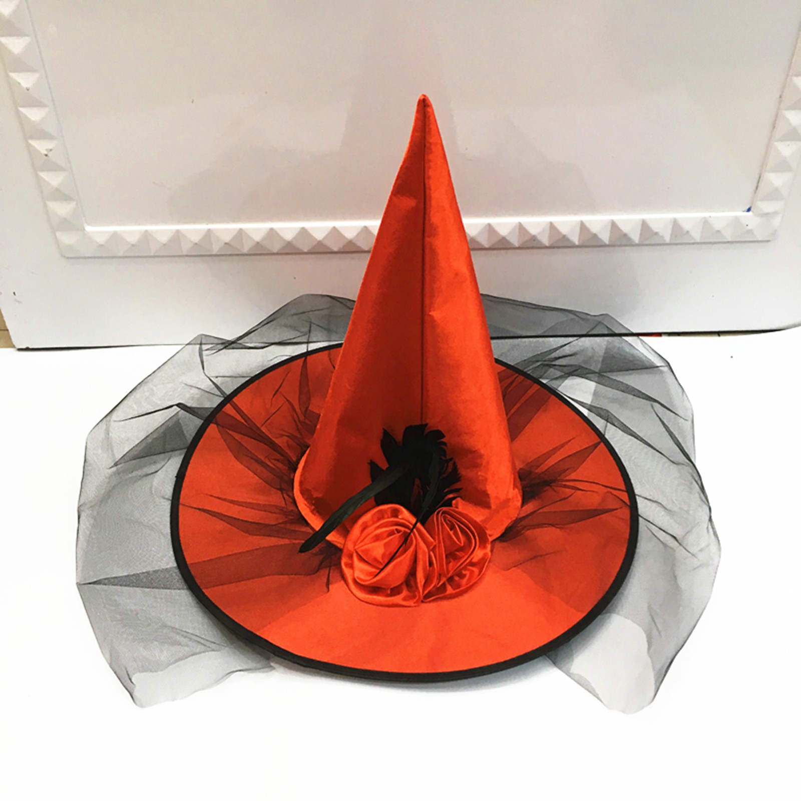 Halloween Witch Hat Gold Velvet Ribbon Witch Hat Adult Dance Dress up Wizard's Hat Ghost Festival Party Supplies Halloween Witch Hat Gold Velvet Ribbon Witch Hat Adult Dance Dress up Wizard's Hat Ghost Festival Party Supplies