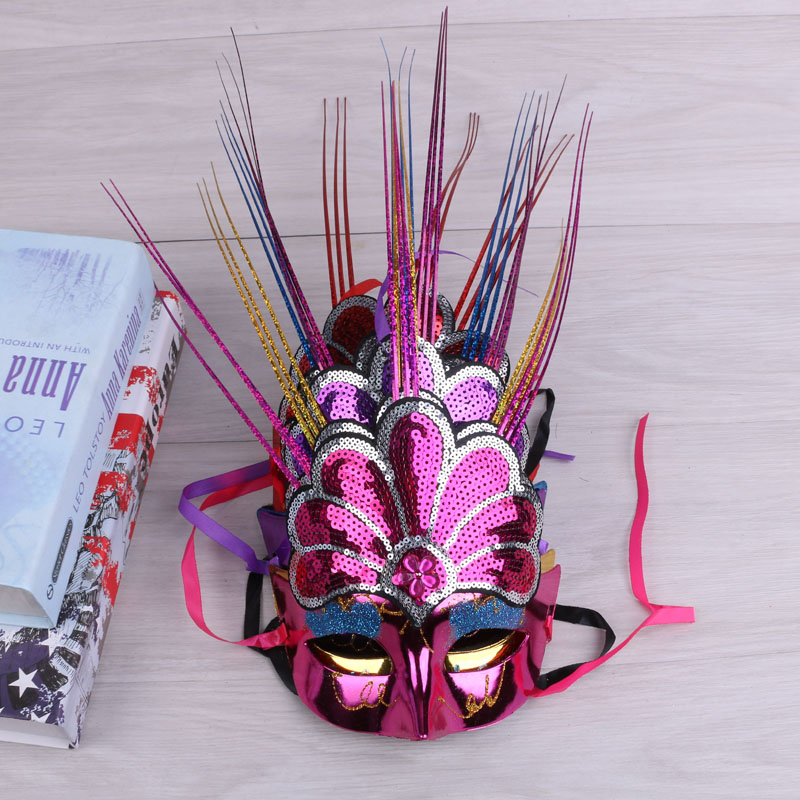 Halloween masquerade girl mask ghost festival children&#039;s day mask supplies crown mask