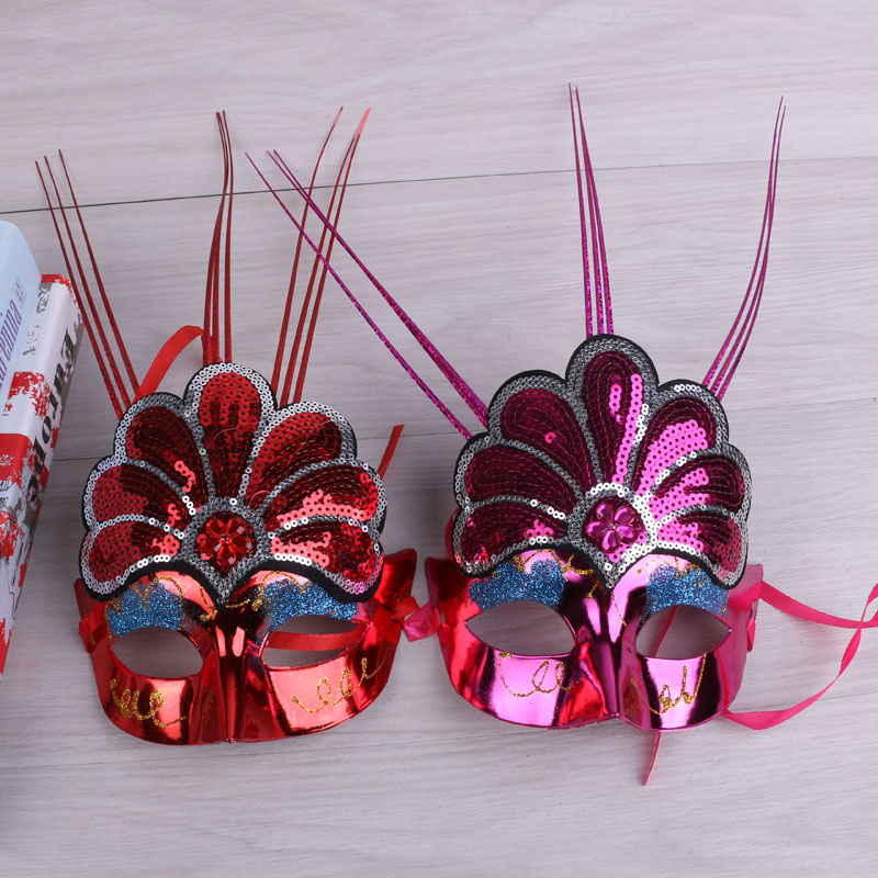 Halloween masquerade girl mask ghost festival children's day mask supplies crown mask Halloween masquerade girl mask ghost festival children's day mask supplies crown mask