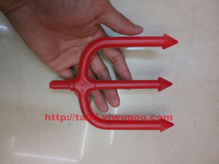 Toy Trident Halloween Halloween supplies small trigeminal Carnival props toys plastic weapons Toy Trident Halloween Halloween supplies small trigeminal Carnival props toys plastic weapons