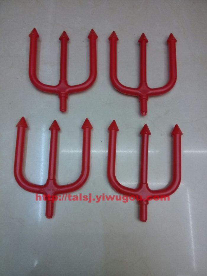 Toy Trident Halloween Halloween supplies small trigeminal Carnival props toys plastic weapons Toy Trident Halloween Halloween supplies small trigeminal Carnival props toys plastic weapons