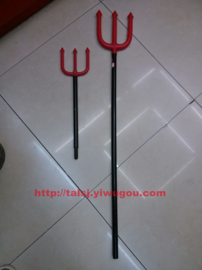 Toy Trident Halloween Halloween supplies small trigeminal Carnival props toys plastic weapons Toy Trident Halloween Halloween supplies small trigeminal Carnival props toys plastic weapons