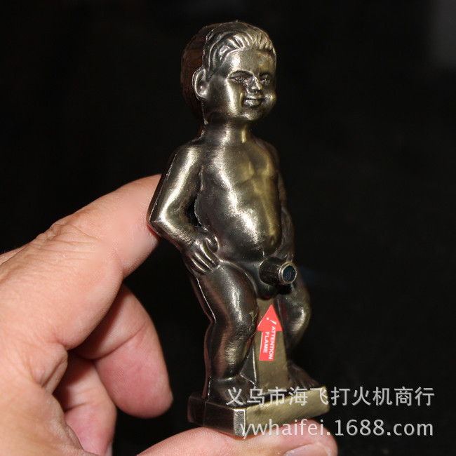 Creative wholesale trumpet pee boy LIGHTER flame lighter butane gas lighter smoking Creative wholesale trumpet pee boy LIGHTER flame lighter butane gas lighter smoking