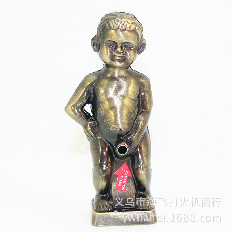 Creative wholesale trumpet pee boy LIGHTER flame lighter butane gas lighter smoking Creative wholesale trumpet pee boy LIGHTER flame lighter butane gas lighter smoking