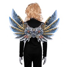 Angel Wings Adult White Halloween Cosplay Props Cross-Border Children's Dance Party Supplies Black