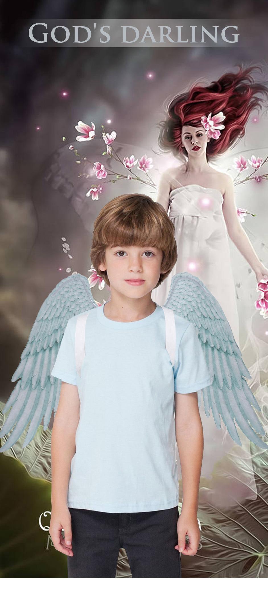 Angel Wings Adult White Halloween Cosplay Props Cross-Border Children's Dance Party Supplies Black