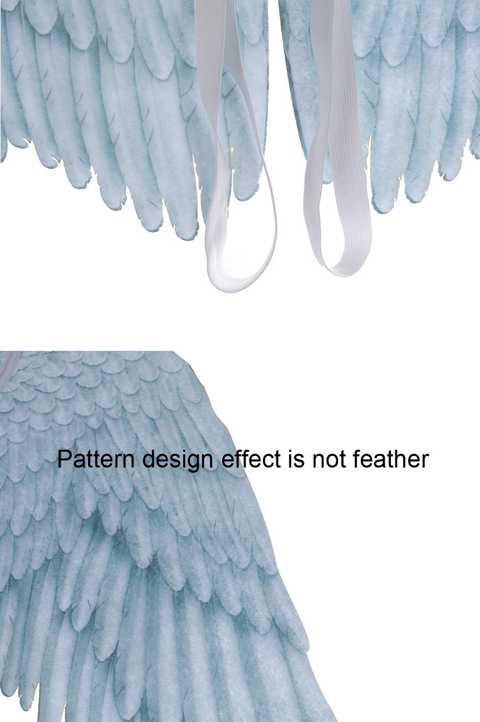 Angel Wings Adult White Halloween Cosplay Props Cross-Border Children's Dance Party Supplies Black