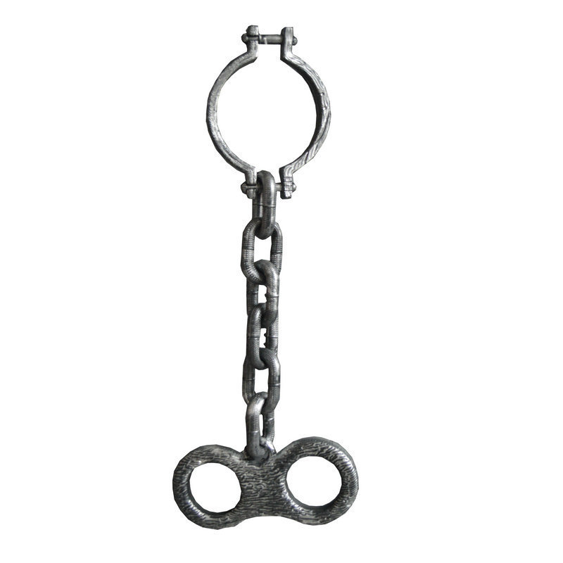 Halloween Supplies Small Iron Chain Bracelet Anklet Prisoner Anklet Bracelet Bar Party Decoration Haunted House Decoration Props