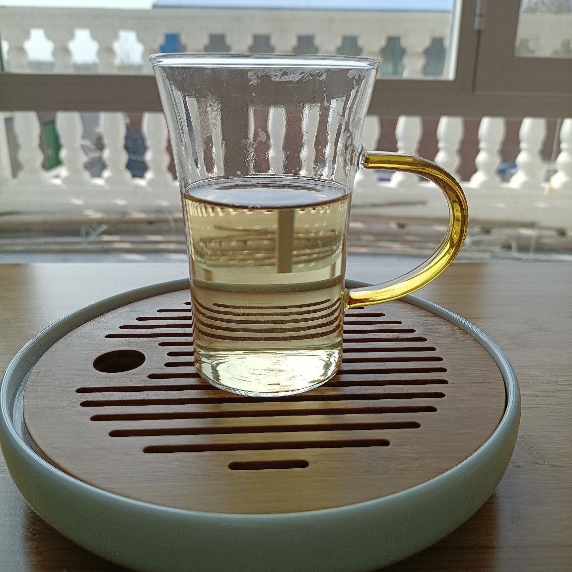 Green Tea Tea Glass Bottle Trumpet Two Kinds of Capacity Transparent Glass Can Be Heated Color Handle Wholesale Sales Green Tea Tea Glass Bottle Trumpet Two Kinds of Capacity Transparent Glass Can Be Heated Color Handle Wholesale Sales