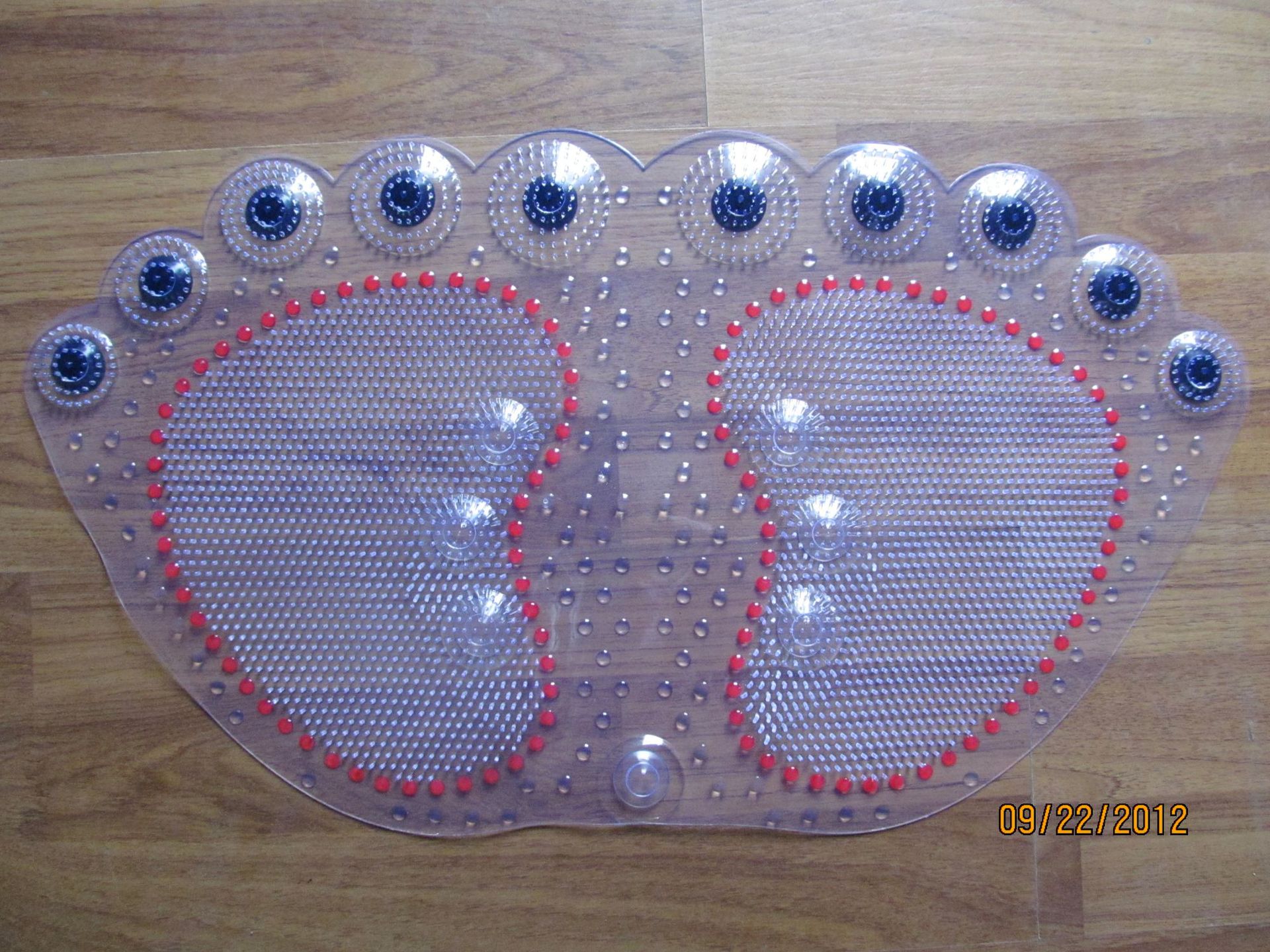 Bathroom non-slip mat bath shower color trumpet feet with suction cup massage pad wholesale department stores origin of goods