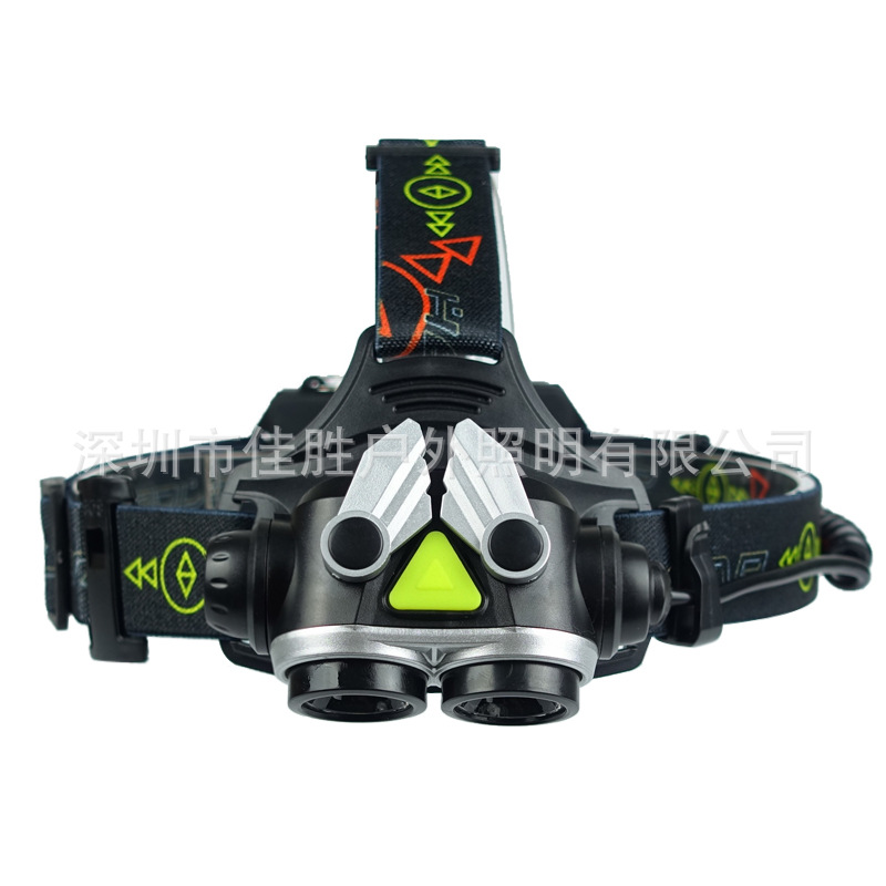 New Arrival 2 T6 Strong Light Wings Telescopic Zoom USB Charging Sunrei Rescue Whistle Outdoor Wings Headlight