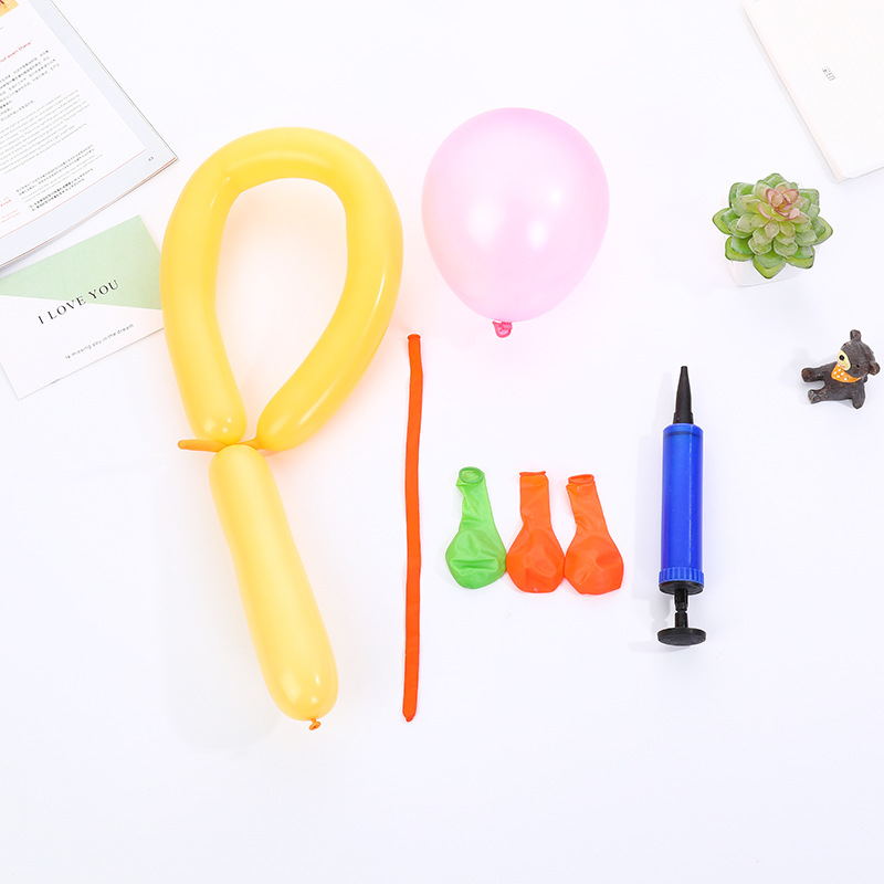 Factory Direct Sales Super Value Magic Balloon Small Balloon Inflator Suit 2 Yuan Store Supply Running Products Factory Direct Sales Super Value Magic Balloon Small Balloon Inflator Suit 2 Yuan Store Supply Running Products