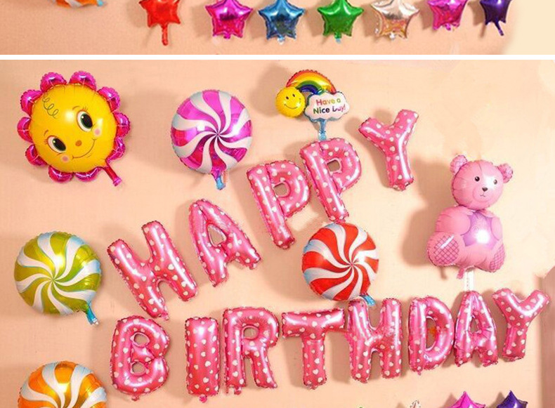 birthday party wedding letter digital balloon 16-inch aluminum film set balloon. birthday party wedding letter digital balloon 16-inch aluminum film set balloon.