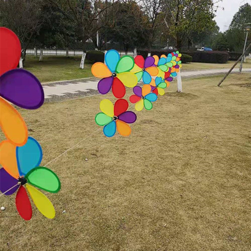 Rainbow Rotating Hot Air Balloon Wind Pinwheel Outdoor Building Kindergarten Christmas Decoration Handmade Children's Toys Rainbow Rotating Hot Air Balloon Wind Pinwheel Outdoor Building Kindergarten Christmas Decoration Handmade Children's Toys