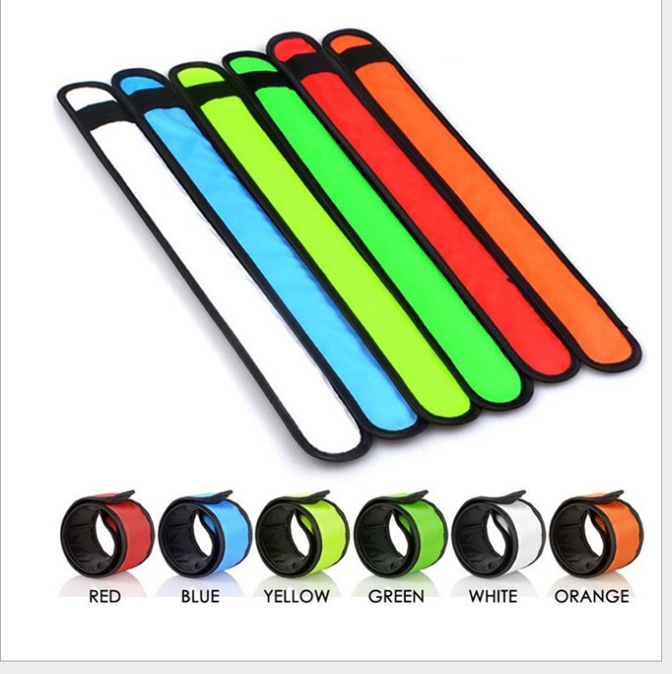 LED Luminous Slap Bracelet Polyester Wrist Strap Sports Running Luminous Bracelet Bar Concert Cheering Props