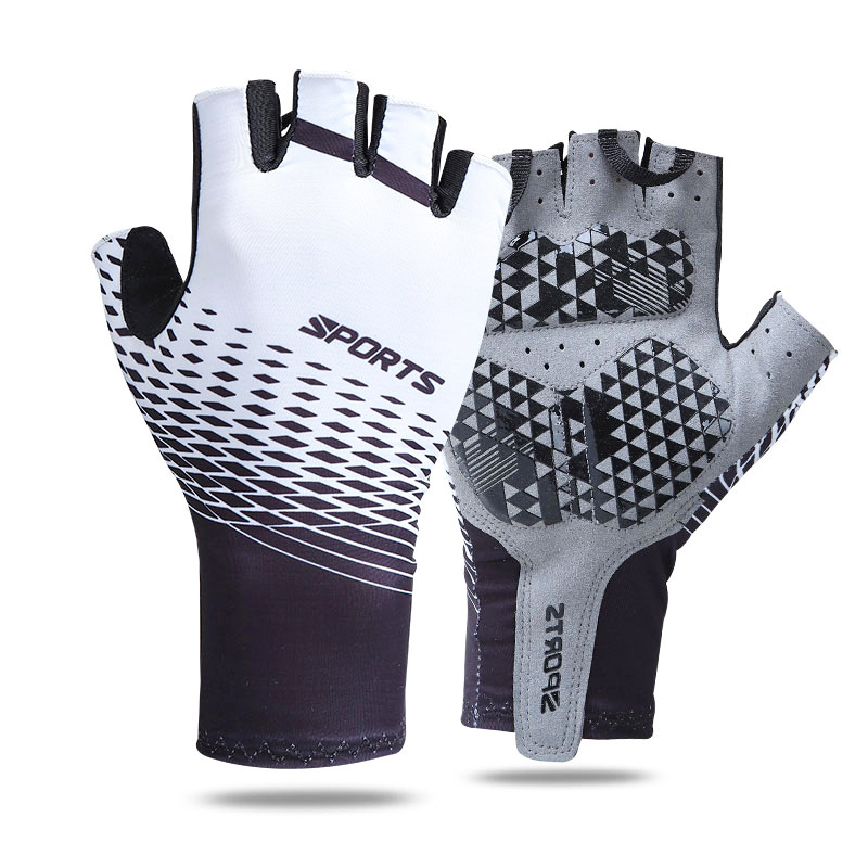 2021 New Summer Cycling Gloves Men&#039;s and Women&#039;s Half Finger Bicycle Gloves Breathable Anti-Skid Shock Absorption Sports Gloves