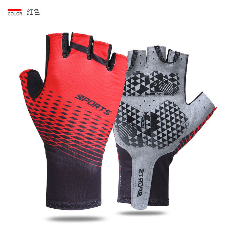 2021 New Summer Cycling Gloves Men's and Women's Half Finger Bicycle Gloves Breathable Anti-Skid Shock Absorption Sports Gloves 2021 New Summer Cycling Gloves Men's and Women's Half Finger Bicycle Gloves Breathable Anti-Skid Shock Absorption Sports Gloves