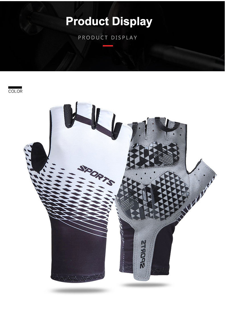 2021 New Summer Cycling Gloves Men's and Women's Half Finger Bicycle Gloves Breathable Anti-Skid Shock Absorption Sports Gloves 2021 New Summer Cycling Gloves Men's and Women's Half Finger Bicycle Gloves Breathable Anti-Skid Shock Absorption Sports Gloves