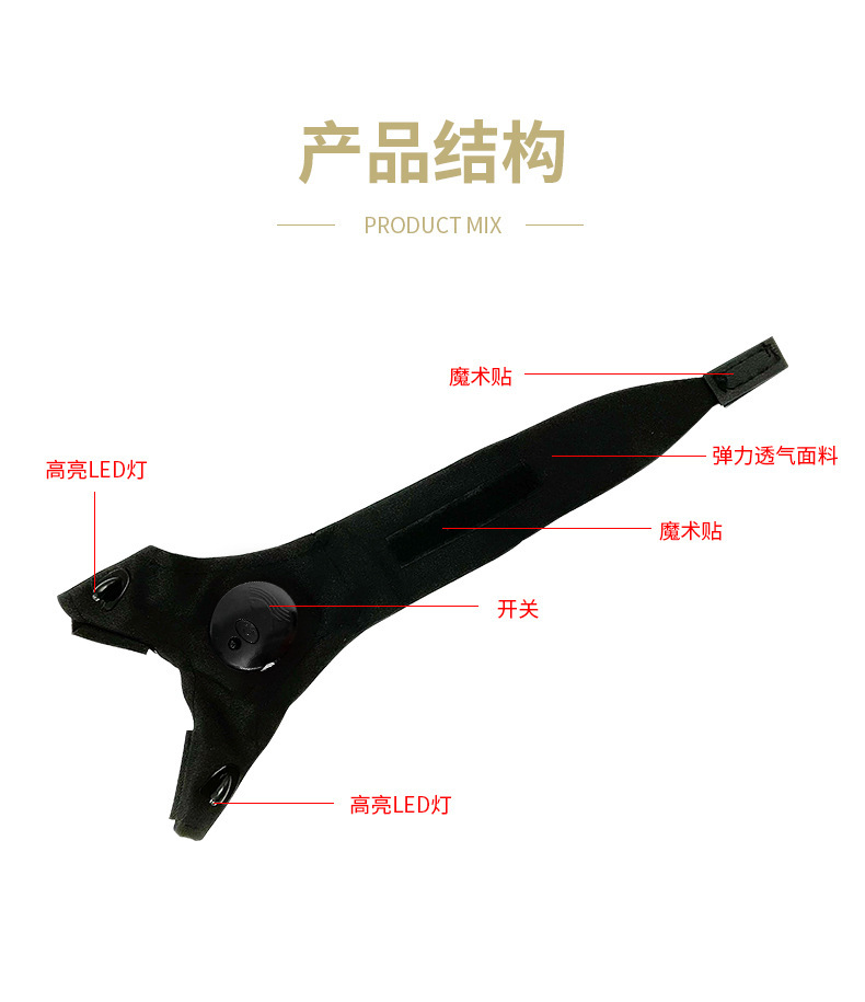Led Rechargeable Sunscreen Fishing Gloves Button Waterproof Breathable with Light Finger Stall Outdoor Lighting Repair Gloves