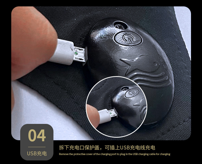 Led Rechargeable Sunscreen Fishing Gloves Button Waterproof Breathable with Light Finger Stall Outdoor Lighting Repair Gloves
