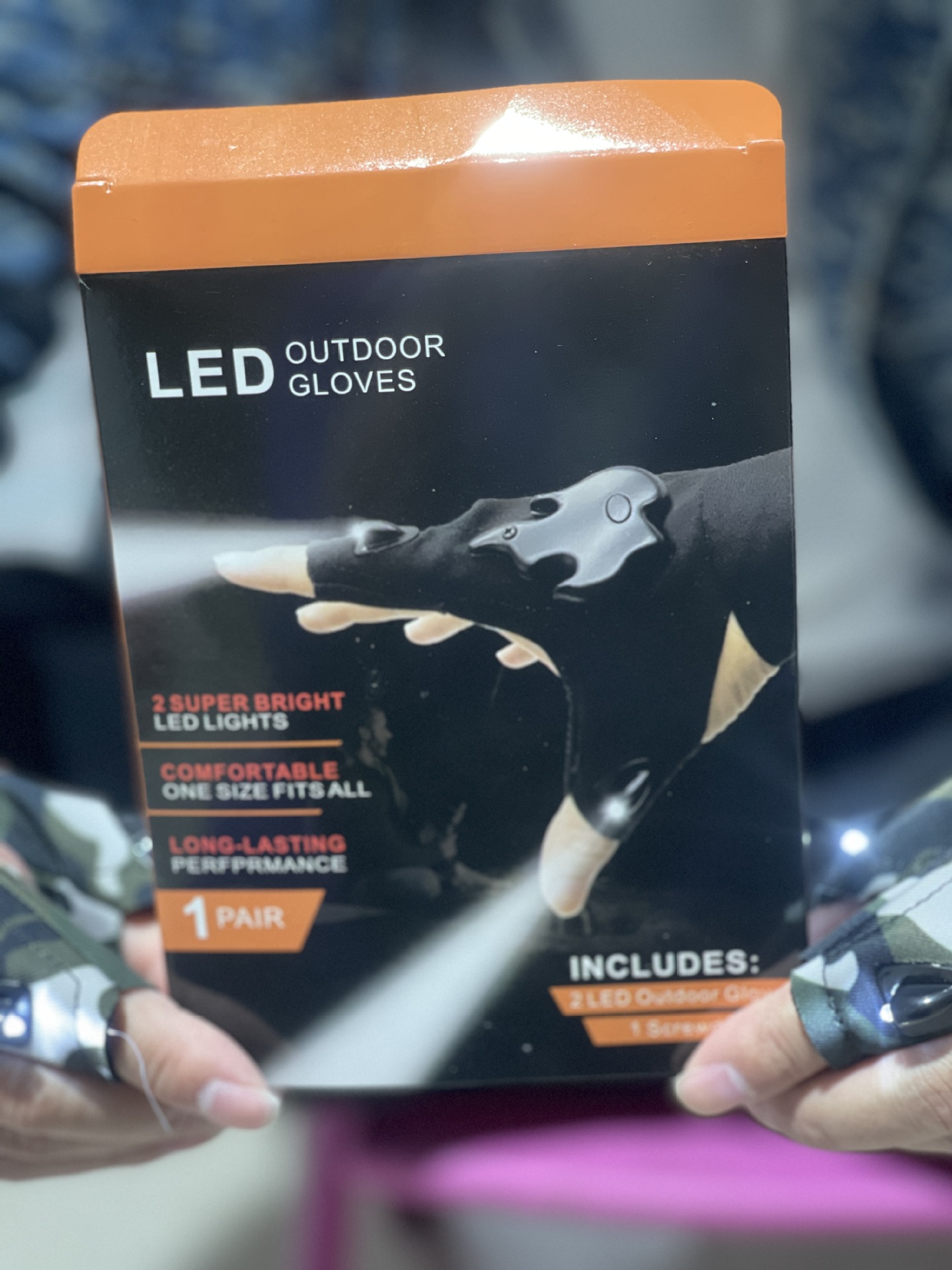 Led Rechargeable Sunscreen Fishing Gloves Button Waterproof Breathable with Light Finger Stall Outdoor Lighting Repair Gloves