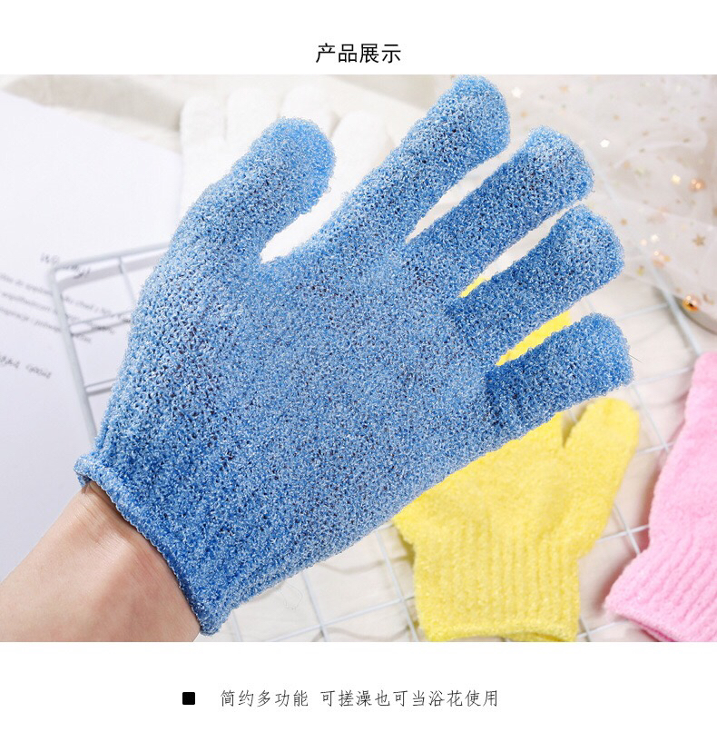 Creative scrub gloves are powerful double-sided exfoliators Creative scrub gloves are powerful double-sided exfoliators