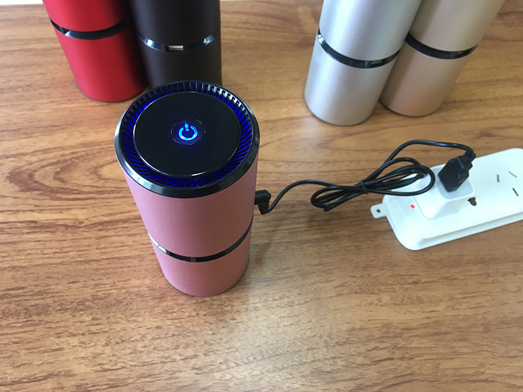 Car Air Purifier Negative Ion Generator Household Car Formaldehyde Removal Sterilization Portable Portable Disinfection