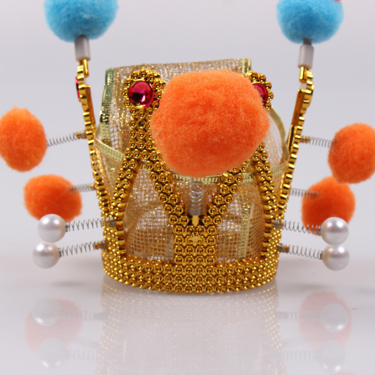 Luminous Wukong Hat Crown Number One Scholar's Hat Purple Gold Crown New Sun Wukong Hat Tourist Scenic Spot Stall Hot Sale